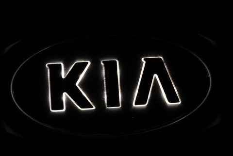 LED подсветка значка KIA