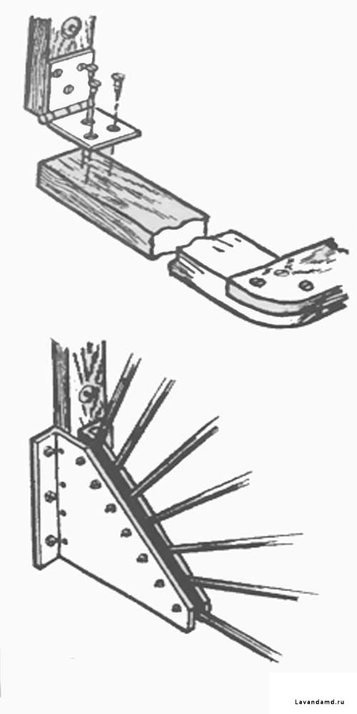 Самодельный гараж на стене