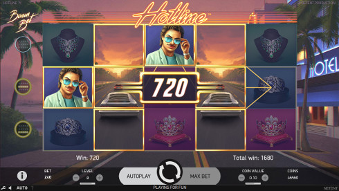 Игровой автомат Hotline - на зеркало казино Фараон выиграй по крупному