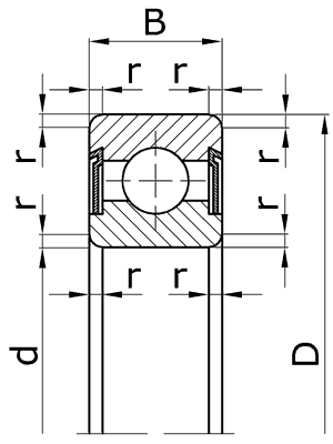 Подшипник 80202 (Зарубежный аналог 6202 ZZ)