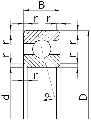 Подшипник 36214